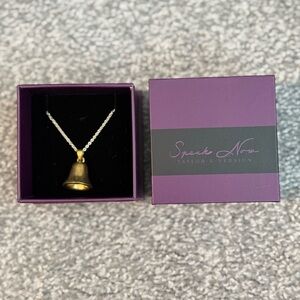 Taylor Swift Speak Now Taylor’s Version Bell Gold Necklace NWT